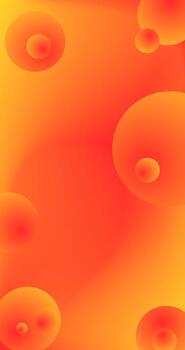 Red Orange abstract background with circles for advertisement presentation Copy Space Gradient Design vector