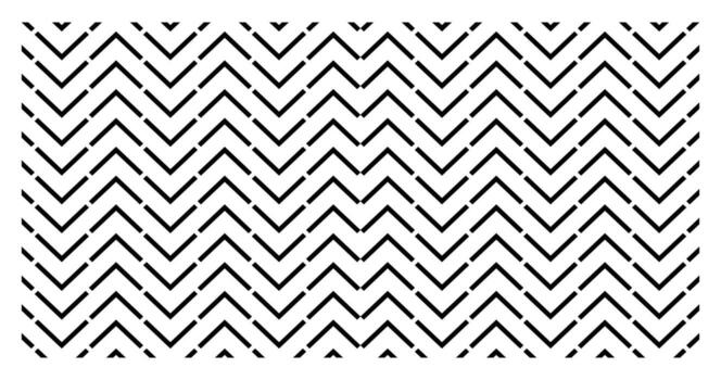 Pattern in geometric ornamental style Zig Zag pattern vector
