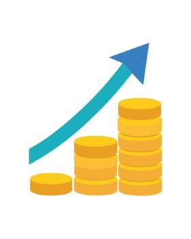 The Elegant Design of an Upward Arrow in Infographic Form 3. Highlighting Growth with a Minimalist Upward Arrow Infographic vector