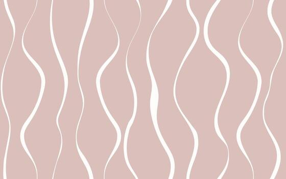 Striped Seamless pattern. Simple background with irregular hand-drawn vertical wavy lines. Contemporary abstract backdrop for modern apparel, wallpaper, packaging, textile vector