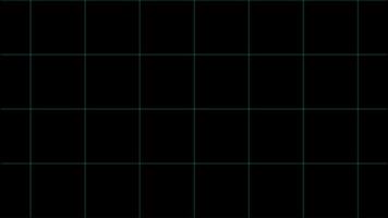 animerad abstrakt rutnät mönster med korsande rader formning kvadrater på mörk bakgrund 4k video