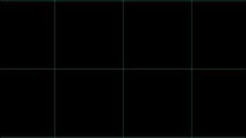 Animated detailed grid pattern with intersecting lines forming squares on dark background 4k video