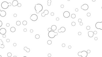 Mesmerizing circle bubble animation with gentle expanding and pulsating effects video