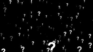 animerad fråga mark grafisk för explainer videoklipp och presentationer video