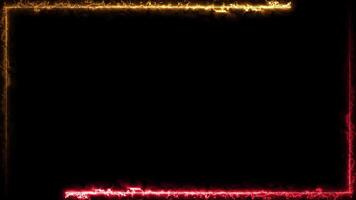 Dynamic rectangle border animation with subtle movement for backgrounds and presentations video