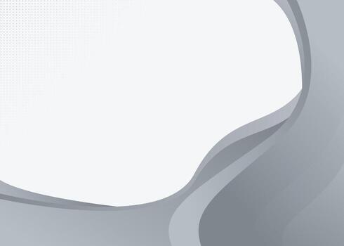 Grayscale backdrop shape design or Black and white background wave vector