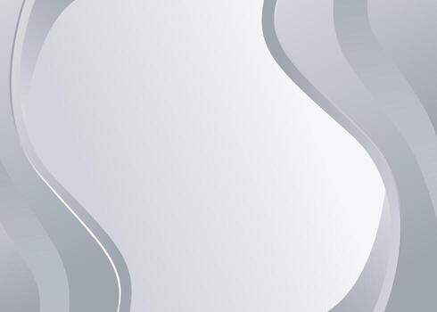 Grayscale backdrop shape design or Black and white background gradient wave design vector