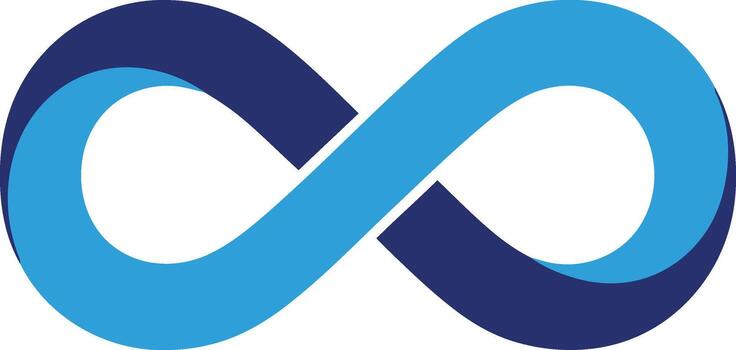 Infinity Loop Symbol A Timeless Representation of Endless Possibilities and Continuity. vector