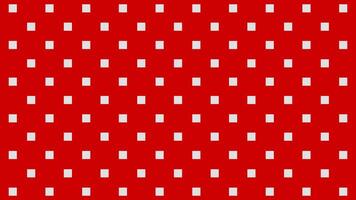 röd och vit fyrkant mönster en enkel, upprepa geometrisk bakgrund video
