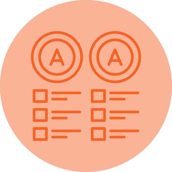 Duplicate Graph Element Line Dual Tone Circle vector