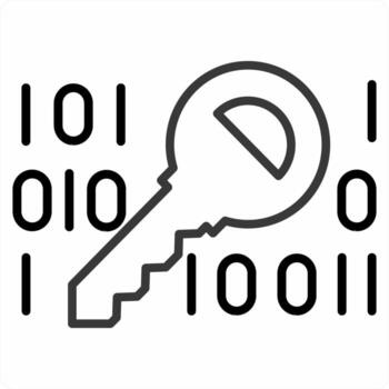 Programming icon concept in black color icon vector