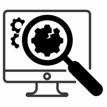 configuración vulnerabilidad icono concepto vector