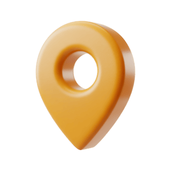 dourado amarelo localização PIN mapa marcador ícone 3d render navegação GPS ponteiro símbolo conceito Projeto png