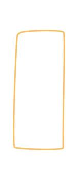 Hand drawn outline creates an organic rectangle frame. Quote box and banner shape enhance the label look. Simple white background adds modern style for creative template or message. vector