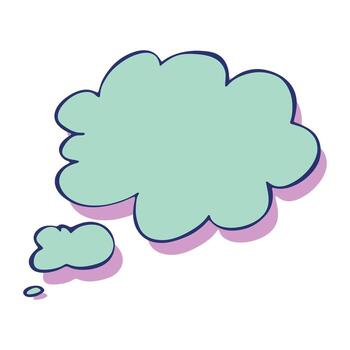 Hand drawn speech bubble Blank empty message box Textbox frame for banners, price tags, stickers, design message new balloon vector