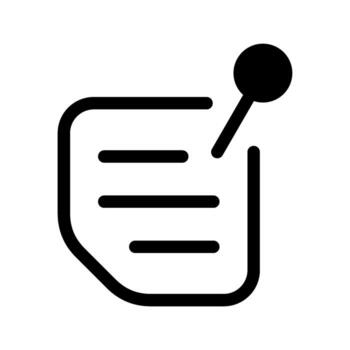 Notes Icon illustration on white background vector