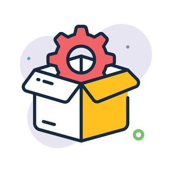 Take a look at this unique designed icon of product development vector