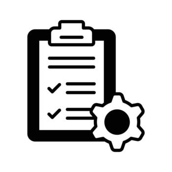 Take your hands on this amazing icon of project management in trendy style, vector