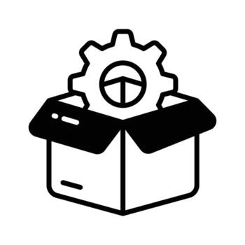 Take a look at this unique designed icon of product development, vector
