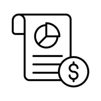 Get this amazing icon of business diagram in line outline style,. vector
