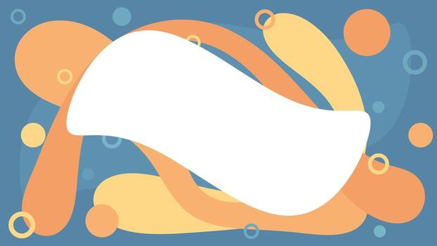 Abstract background image, freeform curves, circles, bubbles, design resources, cool tones, lifestyle background. vector