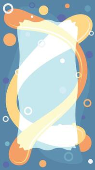 Abstract freeform shape background, circles and bubbles, freestyle background, presentation design resource background. vector