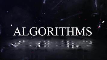 algoritmos texto en tecnología antecedentes video