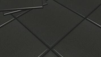 premie strömmande rörelse på polerad grå bricka mönster, unik elegant textur skapande exklusiv elit bakgrund design video