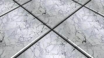 elit kontinuerlig rörelse tvärs över mörk marmor plattor med unik textur mönster, elegant premie bakgrund för eleganta visuella video