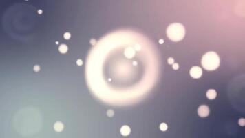 uma círculo do luz é mostrando dentro a fundo video