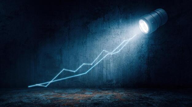 un ligero bulbo es brillante hacia arriba en un oscuro habitación foto