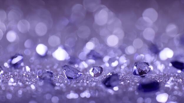Abstract macro view of water drops with bokeh effect on textured background photo