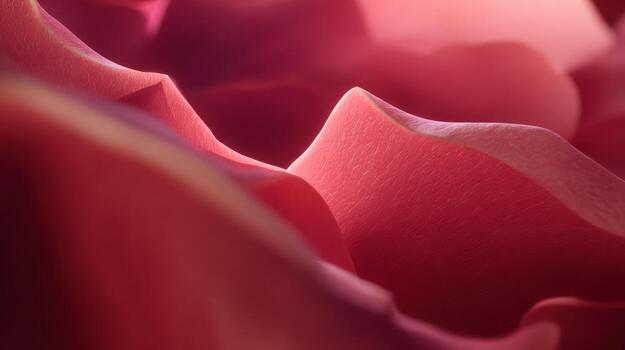 Abstract red rose petals close up natural textures and patterns photo