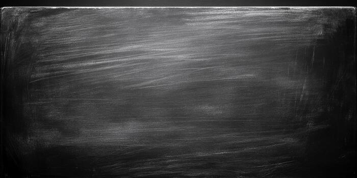 Smooth, blank black board surface awaits writing, drawing, or displaying ideas for educational or artistic purposes photo