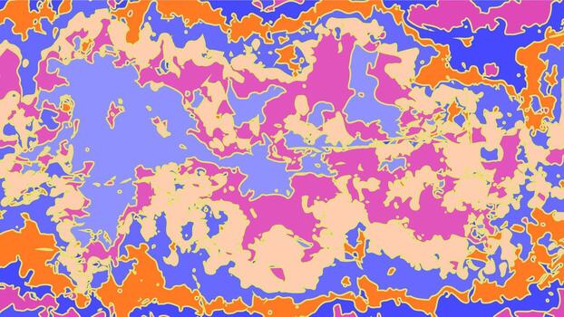 resumen fluido color mapa con brillante contrastes vector