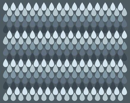 Raindrop Pattern Background in Neutral Gray Tones vector