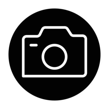 Camera Icon Simple Camera Icons Representing Photography and Visual Media vector