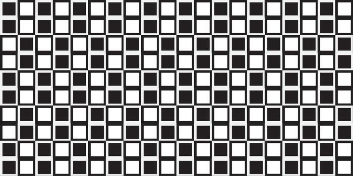 Black and White Checkered Pattern A Simple Geometric Design for Backgrounds and Textures vector