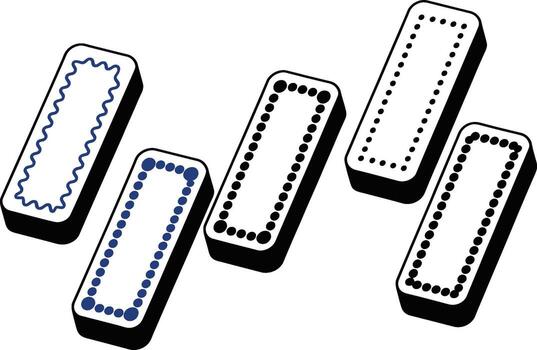 Modern abstract design with bold shapes and patterns for creative projects and branding vector