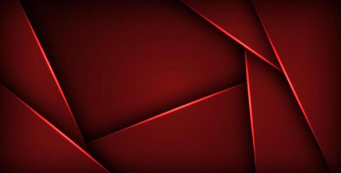 rojo geométrico triángulo antecedentes superposición capa en negro espacio para texto y antecedentes diseño. .., vector