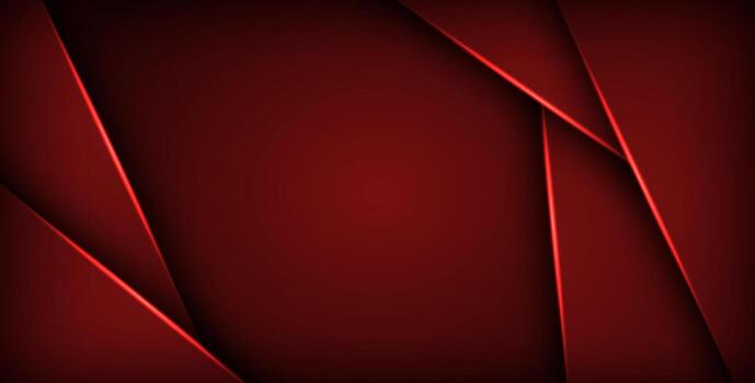red geometric triangle background overlap layer on black space for text and background design.. ,. vector