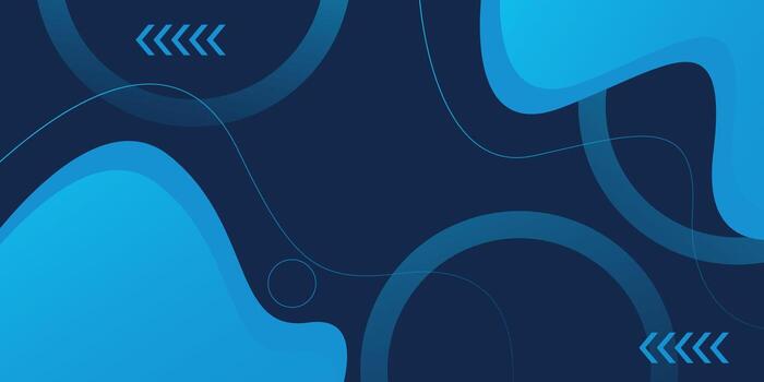 Abstract Blue Gradient Shapes with Arrows and Lines Design. vector