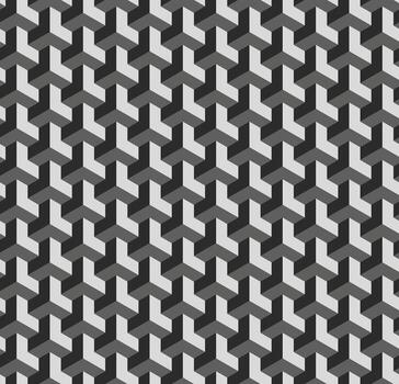 Geometric illustrated flat pattern design vibrant simple background vector