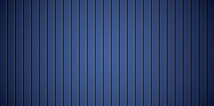Blue Vertical Stripes Background Texture with Dark Gradient Shadow vector