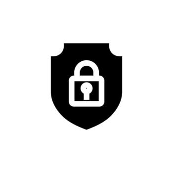 Professional Security Solid Icon for Digital and Guard Interface vector
