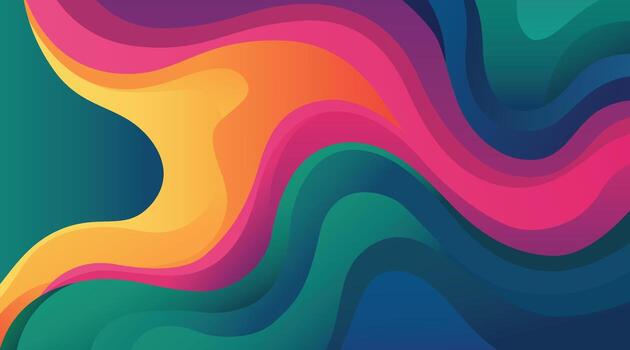 liquid abstract design template background vector