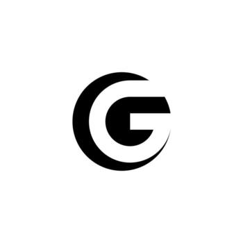 A professional, modern logo featuring a minimalist G in negative space within a dynamic, circular orbit. This futuristic design conveys global flow and digital solutions. vector