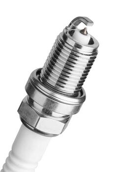 Spark plug for the car isolated photo