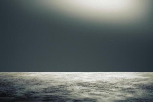 Neutral textured surface with soft lighting overhead, ideal for product showcasing and presentations. photo