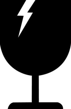 Handle with care. Fragile. Handle with care. Contains a fragile, impact sensitive or mechanically sensitive item. Handle with special care. Warning symbol. Marking on the package. Transport sticker. vector